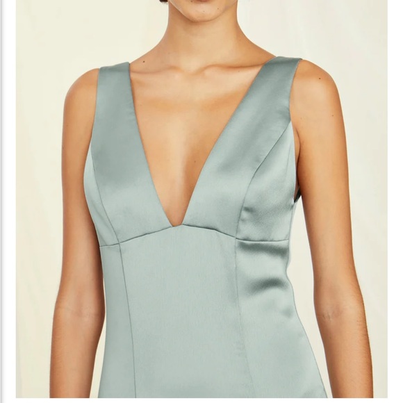 Amsale Leif Gown in Slate color - Picture 3 of 7